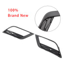 2X Car Front Bumper Fog Light Grilles For Seat Ibiza MK4 2013-2016