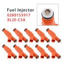 10Pcs Fuel Injector For Ford F250 F350 F450 F550 6.8L V10 Mercury 0280155917