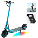 8.5" Folding Electric Scooter With app 350W 35KM Range 30km/h City Commute Blue