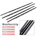 4Pcs Door Outside Weatherstrip Belt 82210M6000 For Kia K3 Forte Cerato 2019-2023