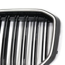 2019-2022 Fit BMW X7 G07 Double Slat Gloss Black Front Kidney Grill Grille