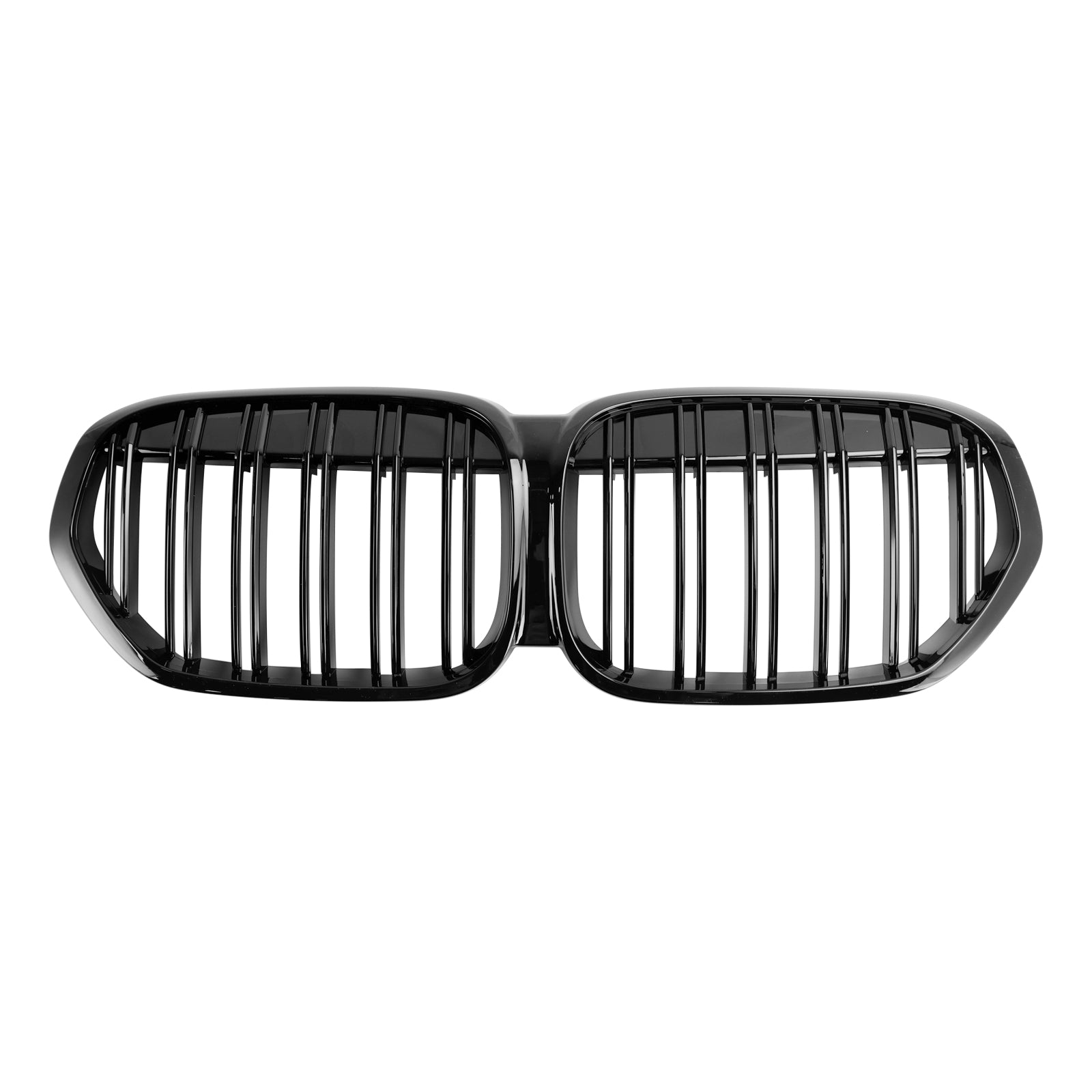 BMW X1 F48 F49 2019-2021 Dual Slat Gloss Black Front Kidney Grille Gri