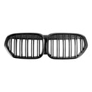 BMW X1 F48 F49 2019-2021 Dual Slat Gloss Black Front Kidney Grille Grill