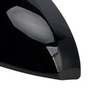 Side Mirror Covers Rearview Housing Bright Black for Peugeot 207 Hatchback