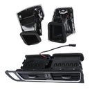 8R1820951 8R1820902 3pcs Center Panel Dash Louver Air Vent A/C Outlet For Audi SQ5 3.0L 2009-2017