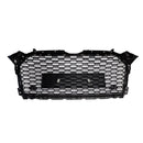 RS5 Style Sport Front Honeycomb Grille Grill Fit Audi A5 S5 B9 2017-2019