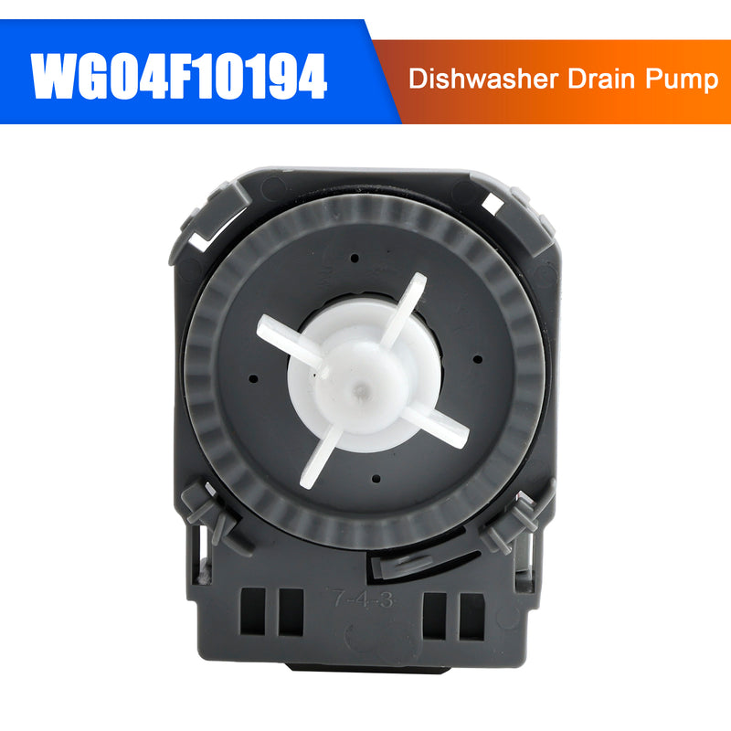 WG04F10194 Dishwasher Drain Pump for GE for Midea 11001011000221 120V 60Hz