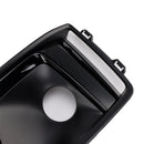 Black Front Fog Light Grille Trim Cover Fit Audi A4 B9 S-LINE S4 2018-2020