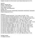 Catalytic Converter For VW Golf Jetta Touran Skoda Octavia Audi A3 1.6 FSI