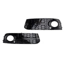 2PCS Front Honeycomb Fog Light Grill 8KD807681 Fit Audi A4 B8 2009-2012