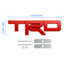 Red TRD Grille Badge Emblem for Tacoma Tundra 4Runner