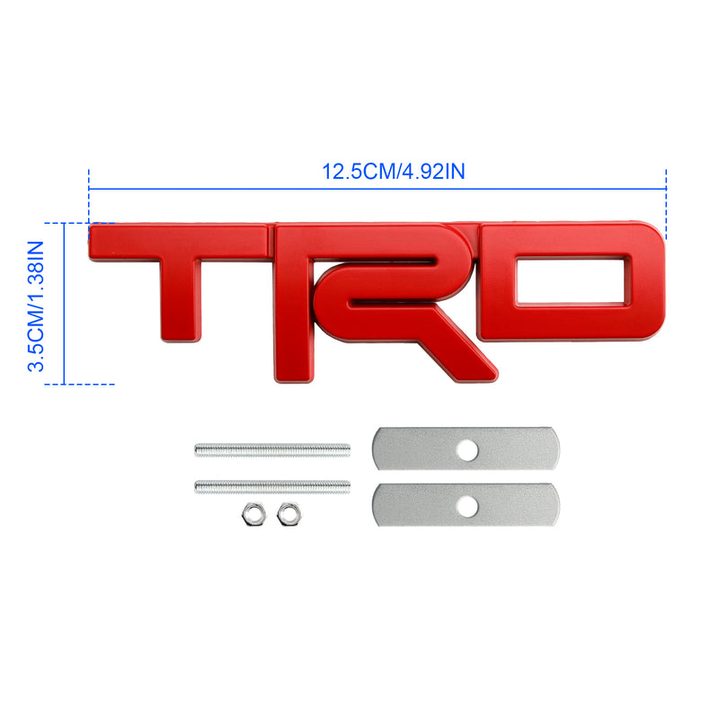Red TRD Grille Badge Emblem for Tacoma Tundra 4Runner