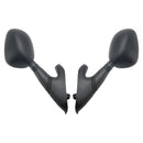 BLACK PAIR of REAR VIEW MIRRORS FOR PIAGGIO X9 125/180/200/250/500 2000-2003