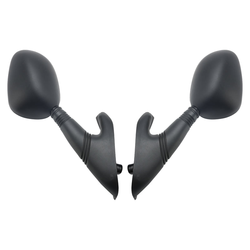 BLACK PAIR of REAR VIEW MIRRORS FOR PIAGGIO X9 125/180/200/250/500 2000-2003