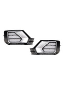 2016-2020 Audi Q2 2PCS Front Bumper Grille Fog Lamp Grille 81A807681G