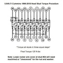Cylinder Head Stud Kit 247-4202 For Dodge Cummins 24v Diesel 5.9L 6.7L 1998-2018