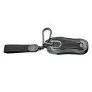 Aluminum Alloy TPU Black Car Key Case Cover With Buckle For Porsche Cayenne 911