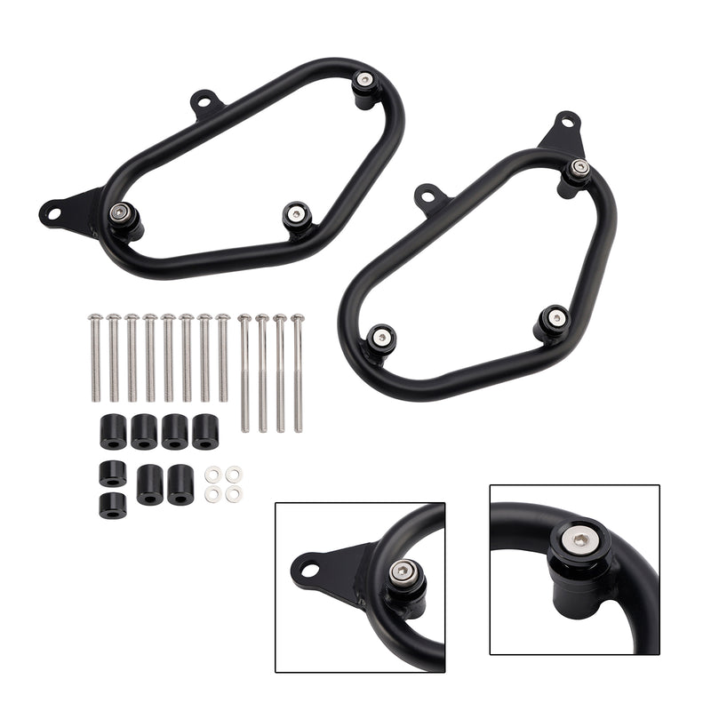 Luggage Rack Side Saddle Bag Mount Bracket For Kawasaki Eliminator 500 2024-2025