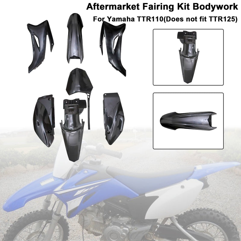 Body Plastic Kit Fender Fairing For Yamaha TTR110 DIRT BIKE
