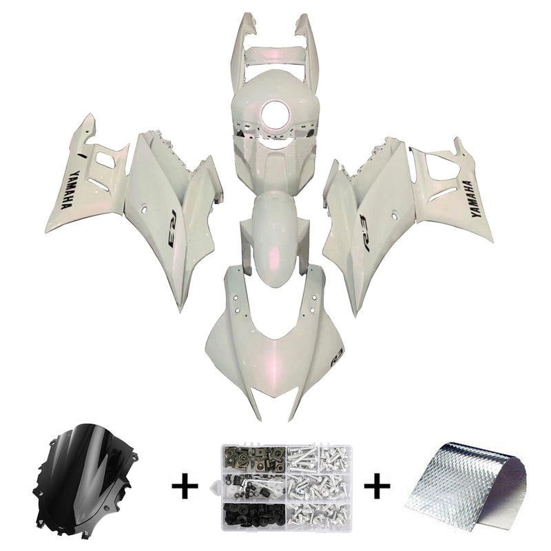 Amotopart Yamaha YZF-R3 R25 2019-2021 Fairing Kit Bodywork Plastic ABS