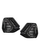 2PCS Gloss Black Front Bumper Grille Cover Fit Audi Q3 S-Line 2019-2022