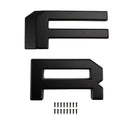 Matte Black Front Bumper Grille Grill Fit Ford Transit Custom 2013-2017 W/LED