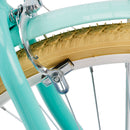 24 inch Women City Bicycle Beach Cruiser Bike with Basket & Rack Yellow