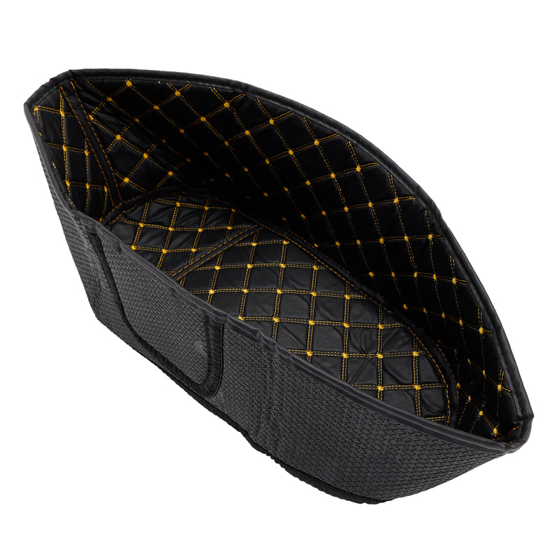 Trunk Inner Protector Seat Bucket Liner Pad Pu Brown For Vespa Gts 300 Gts300 Brown