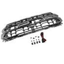 Black Front Bumper Grille Grill Fit Ford F150 2024+ With LED