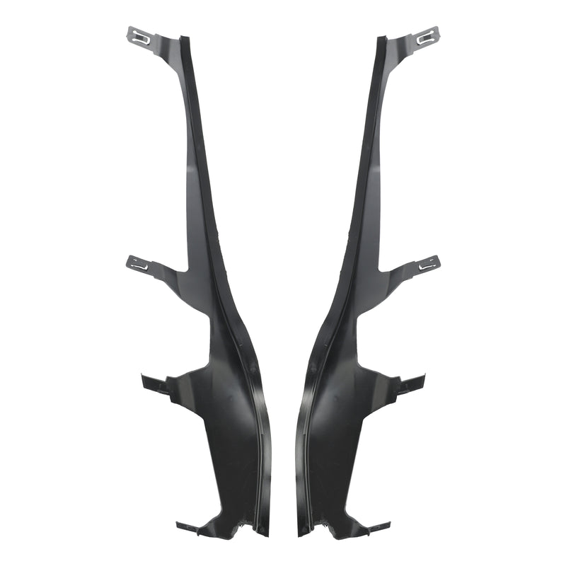 L+R Pair Upper Headlight Cover Strip Set F��r BMW 3 E46 COUPE CABRIO LCI