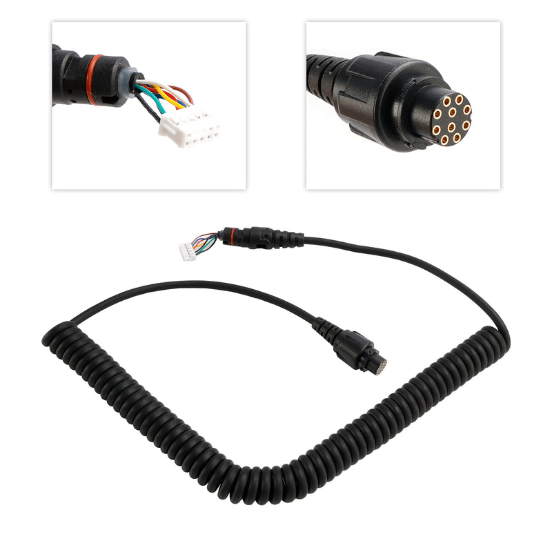 SM19A1 Button Talk Microphone Cord Hand Microphone Cable For MD780 MD650 RD980