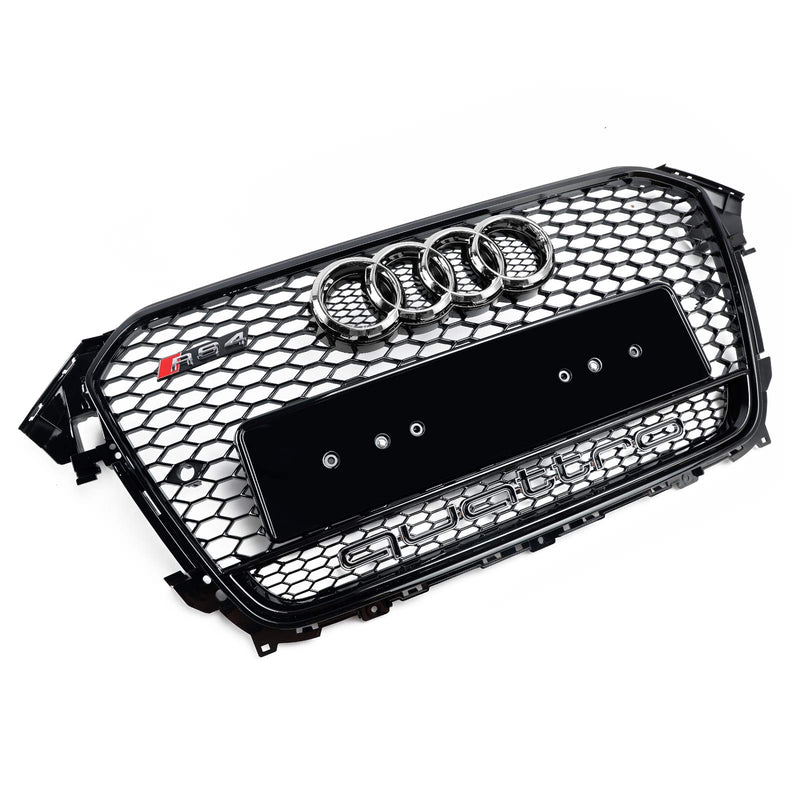 Audi A4 S4 B8.5 2013-2016 w/ Quattro RS4 Style Front Bumper Grill Grille
