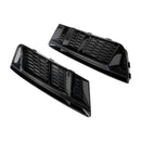 AUDI A4 B9 2016-2018 Front Fog Light Grill Lower Bumper Grille Chrome