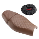 Rider Passenger Seat Front Rear Cushion Blackc For Street Twin Speed Twin 900 BrownC