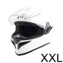 DOT Motorcycle Helmet Adult Street Full Face White