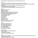 2Pcs Wing Mirror LED Signal Indicator Light For Subaru Forester 2014-2015