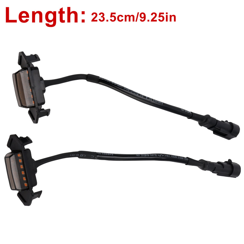 Smoked Lens Amber Light Front Grille LED Light Kit Fit Toyota Tacoma 2016-2023