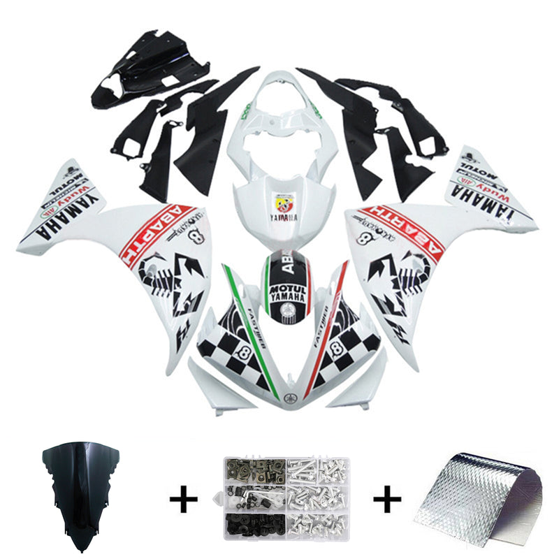 Amotopart Yamaha YZF 1000 R1 2009-2011 Fairing Kit Bodywork Plastic ABS