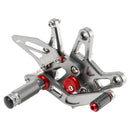 ALUMINUM ADJUSTABLE REAR SET REARSET FOR KAWASAKI ZX636 NINJA ZX-6R 2021-2024