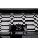 RS6 Style Honeycomb Mesh Front Grille Grill Fit Audi A6 S6 2019-2023 W/ACC
