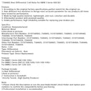 7560602 Rear Differential 3.64 Ratio For BMW 5 Series E60 E61