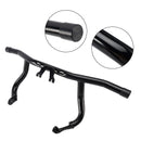 Engine Guard Crash Bar Frame Protector Bumper Black For Glide Flht Flhx 24-25