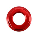 6 Pack Aluminum Rear Sprocket Flange Nuts M10X1.5mm Red For Motorcycle Bike