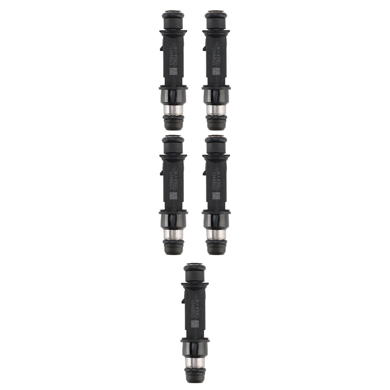 5PCS Fuel Injector 12589465 Fit Hummer H3 Fit Chevrolet Trailblazer Colorado