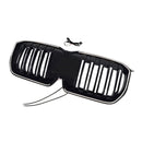 2023-2025 Fit BMW X1 U11 U12 Double Slat Black Front Bumper Kidney Grill Grille