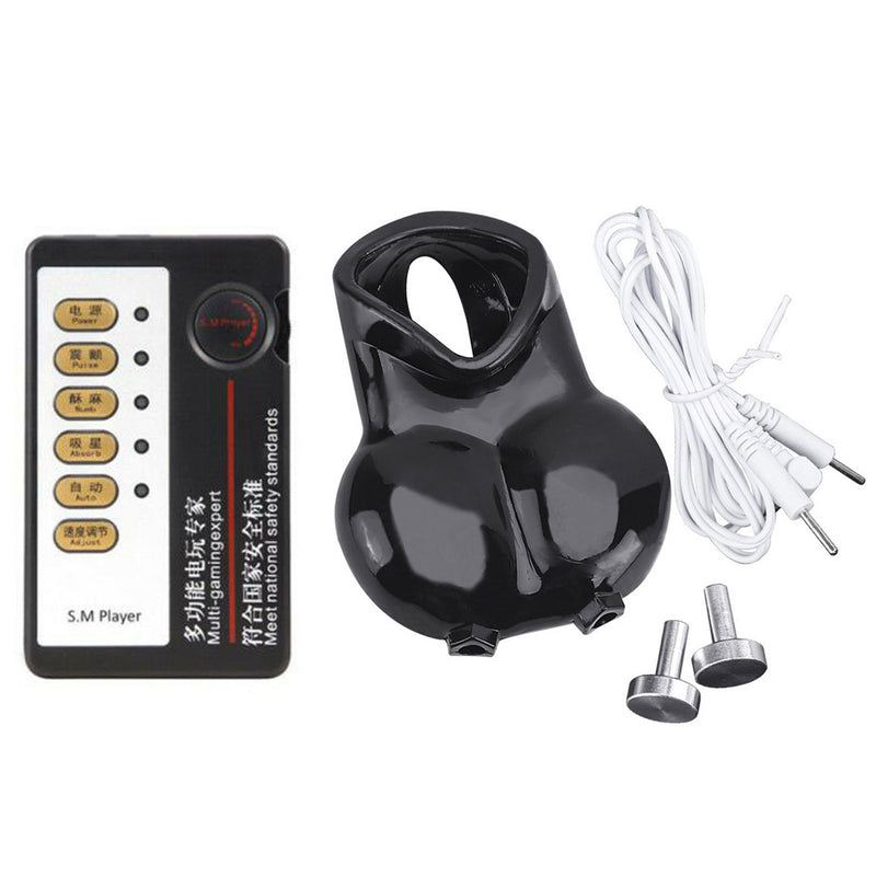 Electro Shock Penis Stretcher E-Stim Cage