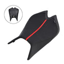 Front Raider Seat Driver Cushion Pu Fit Black For Aprilia Rsv4 1100 2021-2024 Black