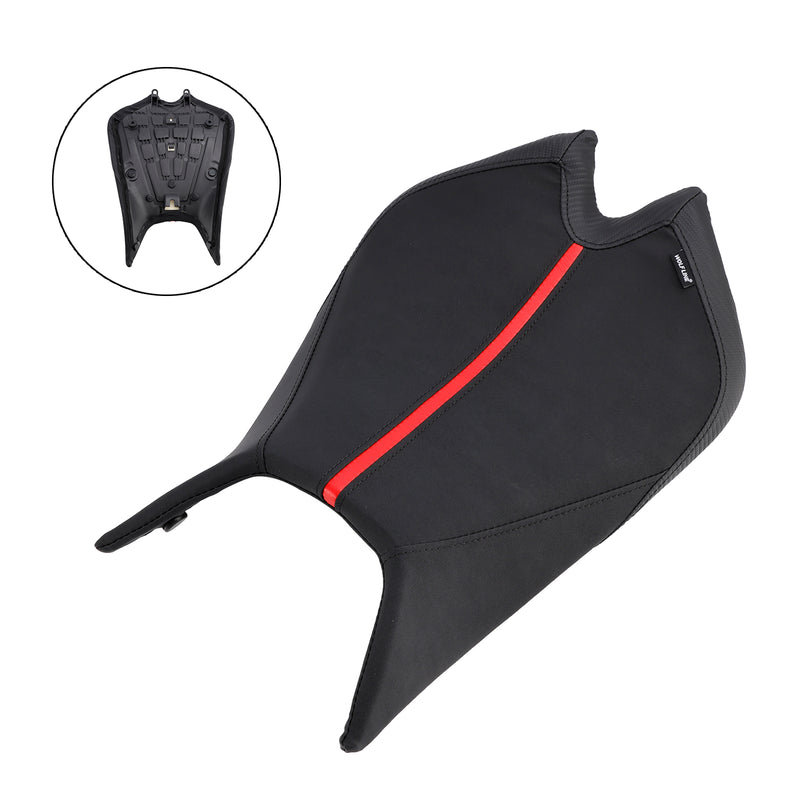 Front Raider Seat Driver Cushion Pu Fit Black For Aprilia Rsv4 1100 2021-2024 Black