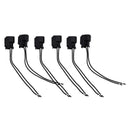 6-EV6 Fuel Injector Connector Plug Clip Pigtail Quick Disconnect Fit Hyundai
