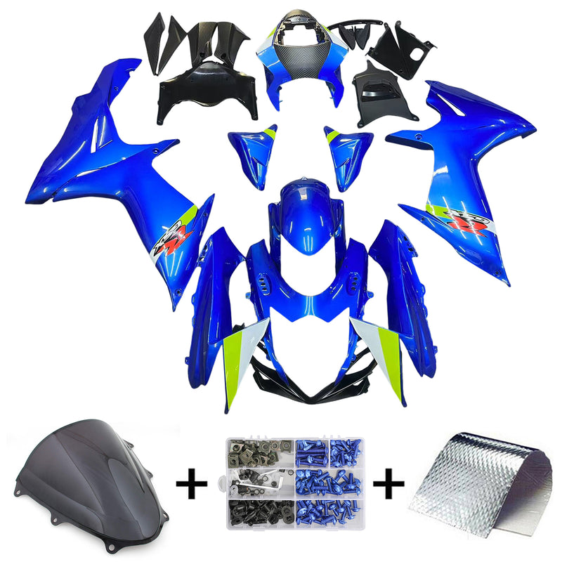 Amotopart  Suzuki GSXR 600/750 2011-2024 K11 Fairing Kit Bodywork Plastic ABS